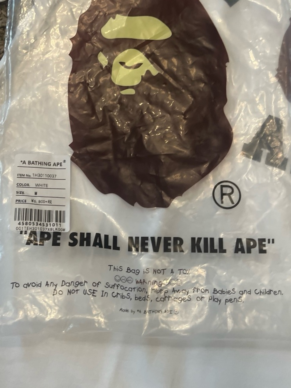 Bape college tee brand new size M - Picture 3 of 3